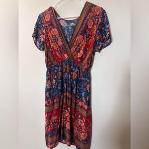 Floral mid length dress